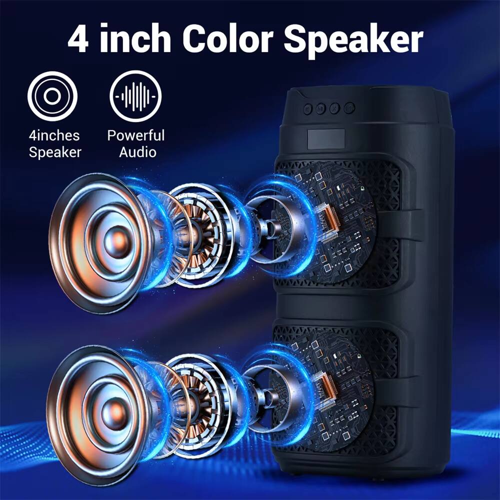 4 inch Color Speaker

4 inches Speaker

Powerful Audio