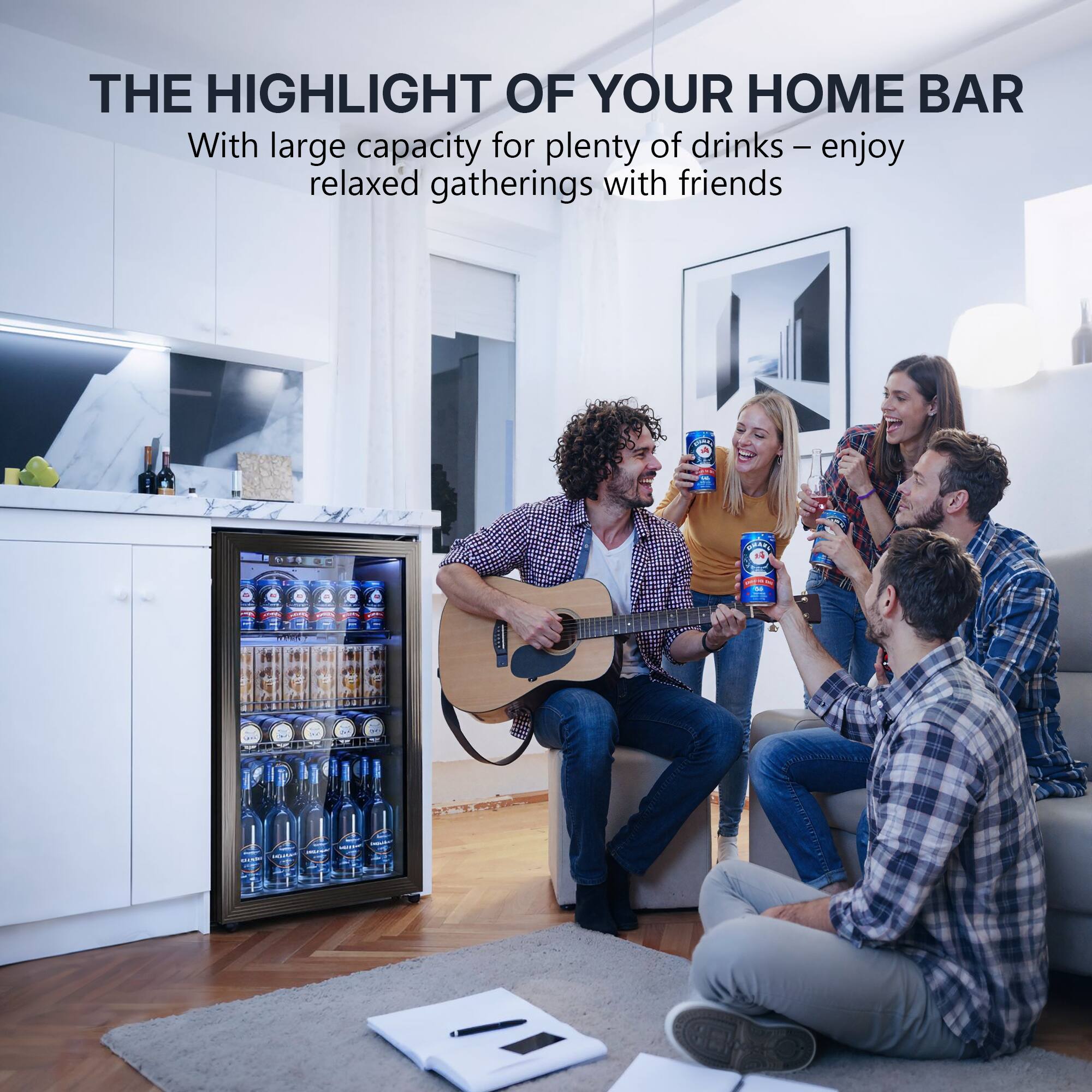 THE HIGHLIGHT OF YOUR HOME BAR  
With large capacity for plenty of drinks - enjoy relaxed gatherings with friends