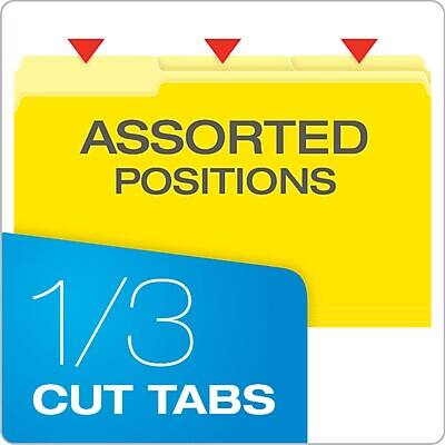 ASSORTED POSITIONS  
1/3 CUT TABS