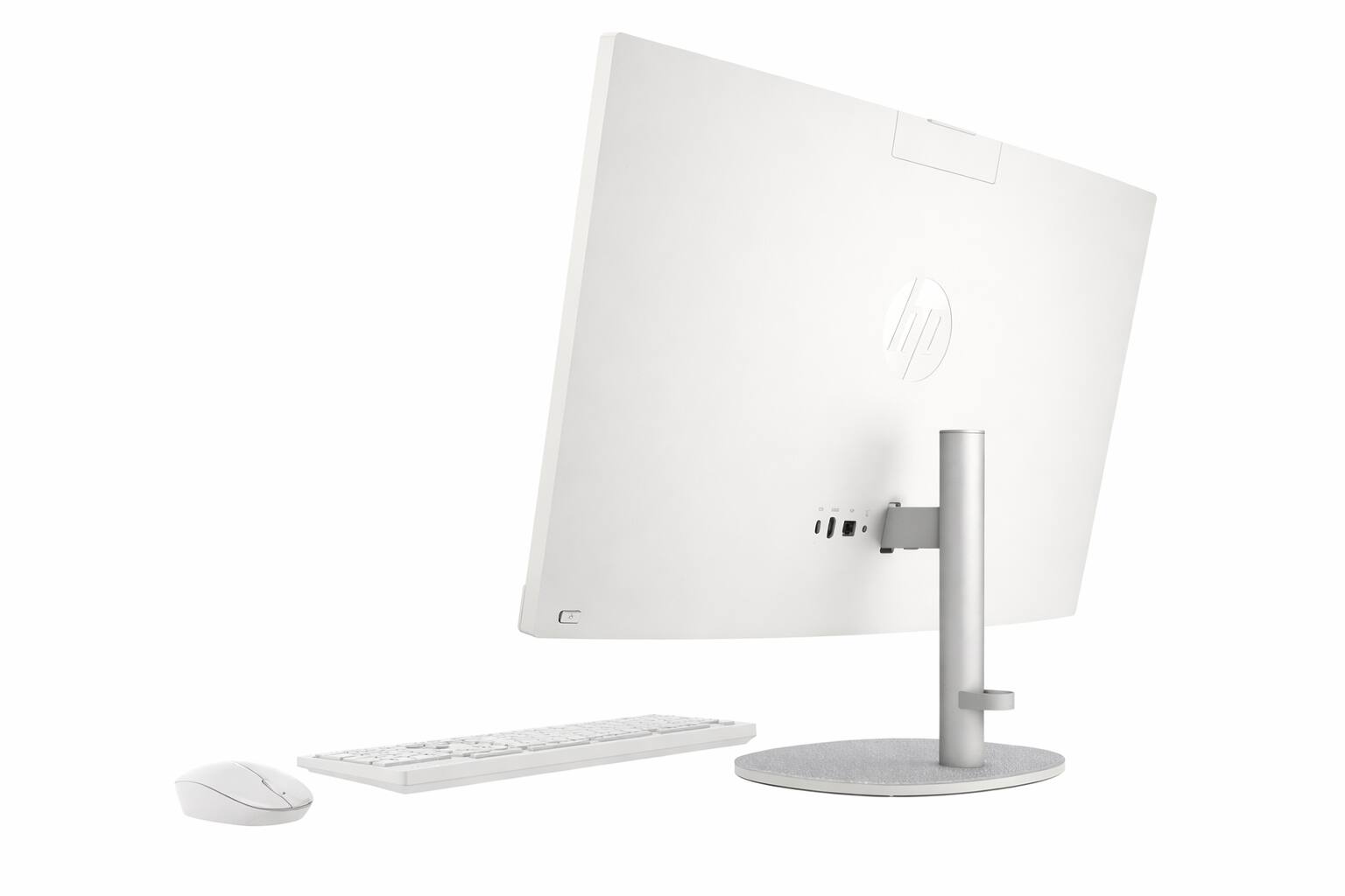 Alt View 5. HP - HP 24 All-in-One 23.8 FHD Display (i5-1334U, 16GB, 512GB SSD, Intel UHD, WiFi 6, Webcam, Win 11 Pro) w/USB Hub - Shell White.