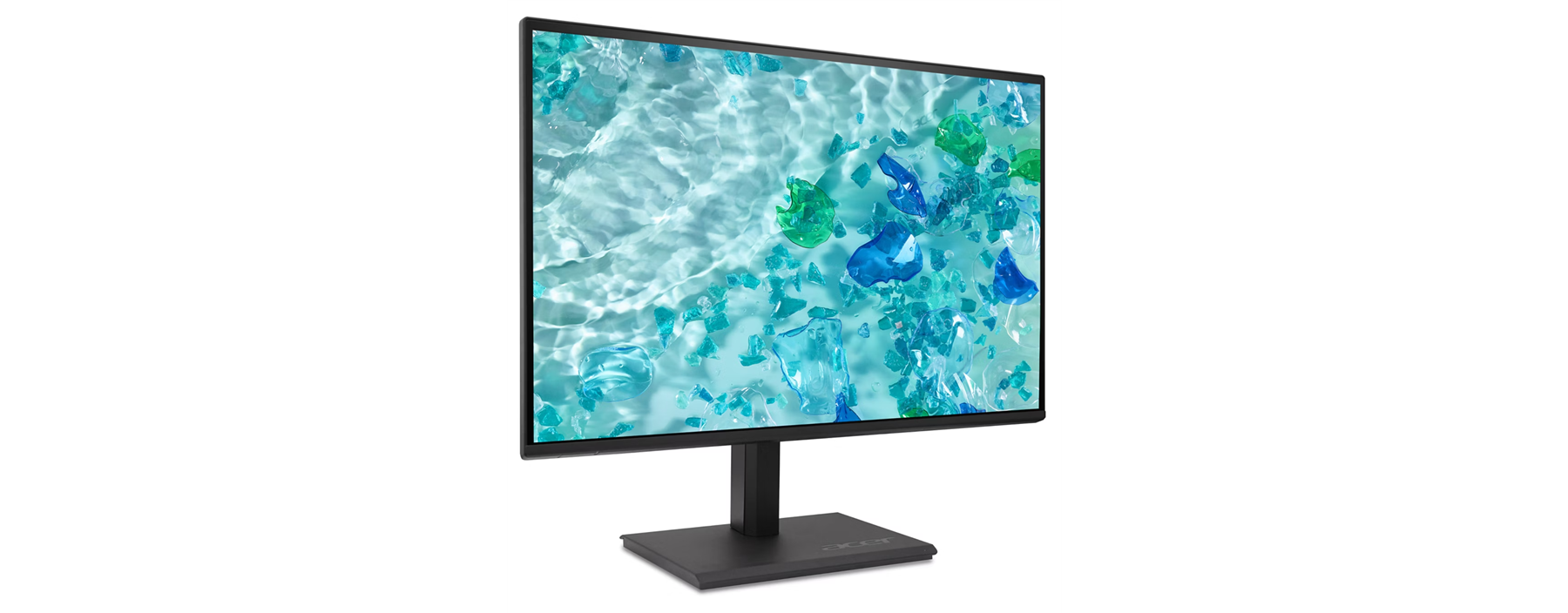 Angle. Acer - Acer Vero B277 G 27" Class LCD Monitor - 16:9 - Black - 27" Viewable - 250 Nit - 4 ms - Speakers - HDMI - VGA - Black.