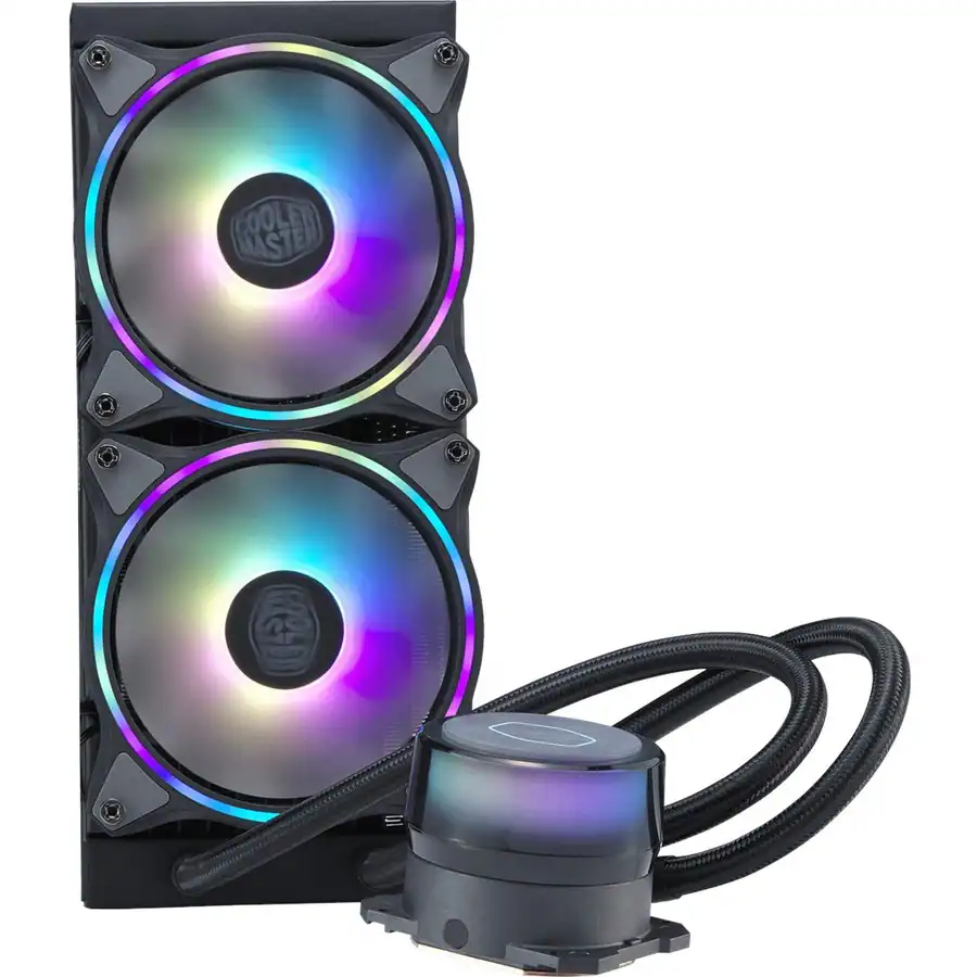 Intel Fan Pin Cooler Master MasterLiquid ML240 Illusion 2 x Fan(s) 47.20 CFM Maximum ...