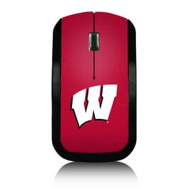 Keyscaper - Wisconsin Badgers Solid Design Wireless Mouse - Wireless - Multicolor