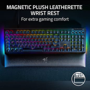 Razer BlackWidow V4 Full Size Wired Mechanical Green Clicky Switch Razer BlackWidow V4 Full Size Wired Mechanical Green Clicky Switch