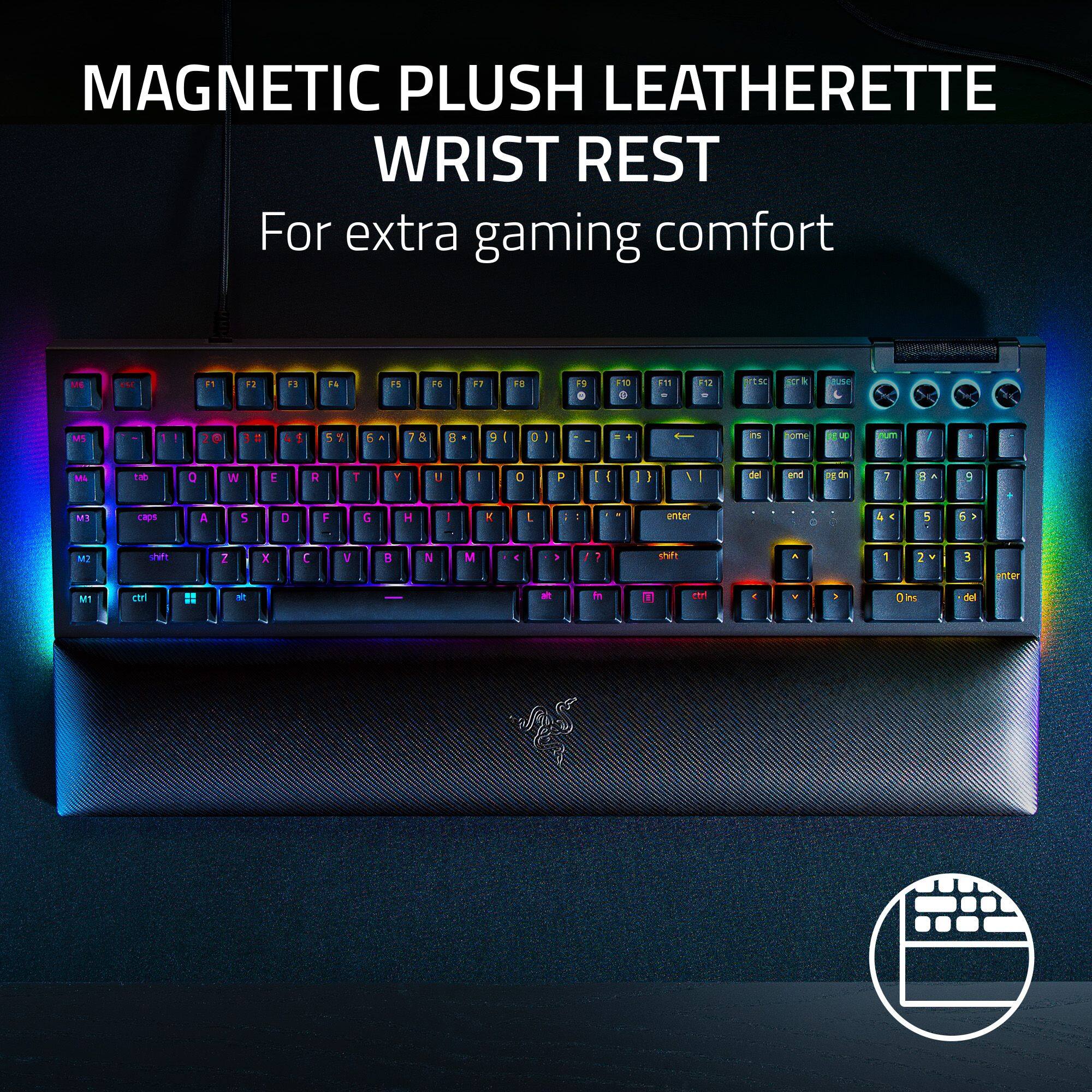 MAGNETIC PLUSH LEATHERETTE WRIST REST For extra gaming comfort ME 11 7 FB  11 FE 13 1E  . 110  F11 - 1 - VSC SCT - M I - . = & 5 5 1 6 A 7 S  9 o - 4 es some EUE um M  Q W E R T Y U I 0 P 1 I 1 I VI del end en T B A 5 M capa A 5 D F G H - F 1 : - enter . 4 4 5 5 1 MU shif 2 x C V f N M . . 1 f shift . 1 2 3 enter M co :1 - al in dr D 0Im del
