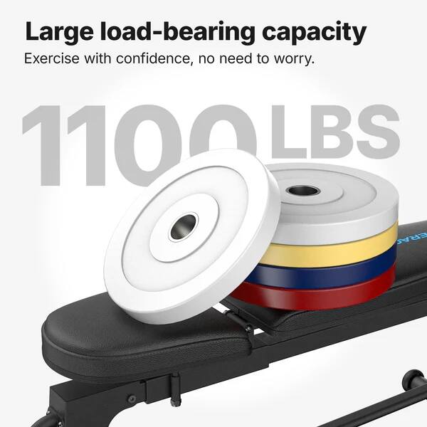 Large load-bearing capacity  
Exercise with confidence, no need to worry.  
1100 LBS