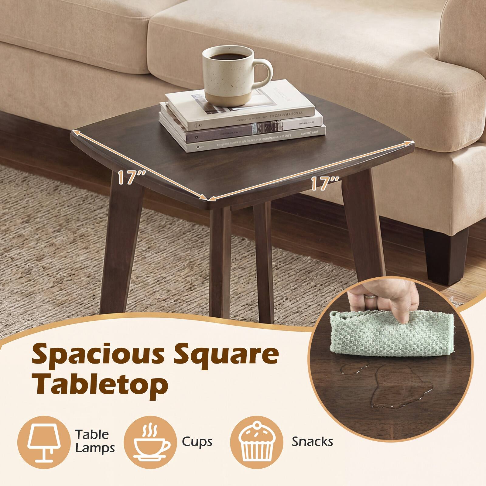 - IVILUVALINIA
- a
- ak
- an c
- 17" 17" Spacious Square Tabletop Table Lamps Cups Snacks