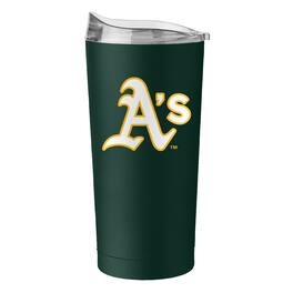 Logo Brands - Oakland Athletics 20oz. Flipside Powder Coat Tumbler - Multicolor