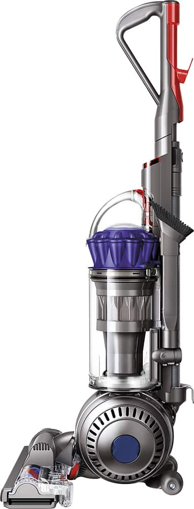 Left View: Shark - Navigator Lift-Away Bagless Upright Vacuum - Lavender