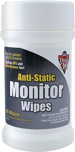  Dust-Off - Monitor Wipes (80-count)