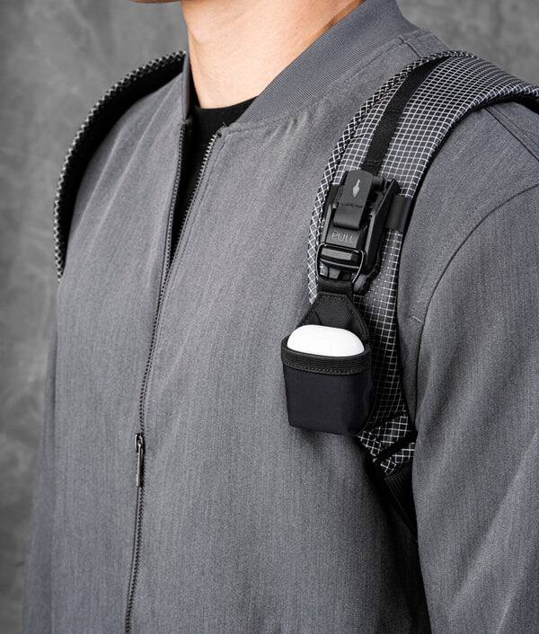 Back. ALPAKA - Lightweight 22L Laptop Backpack for 16-inch Laptop, Momentum Backpack for Work, Travel & Commuting, Weather-Resistant - Axodyne hybrid Grey.