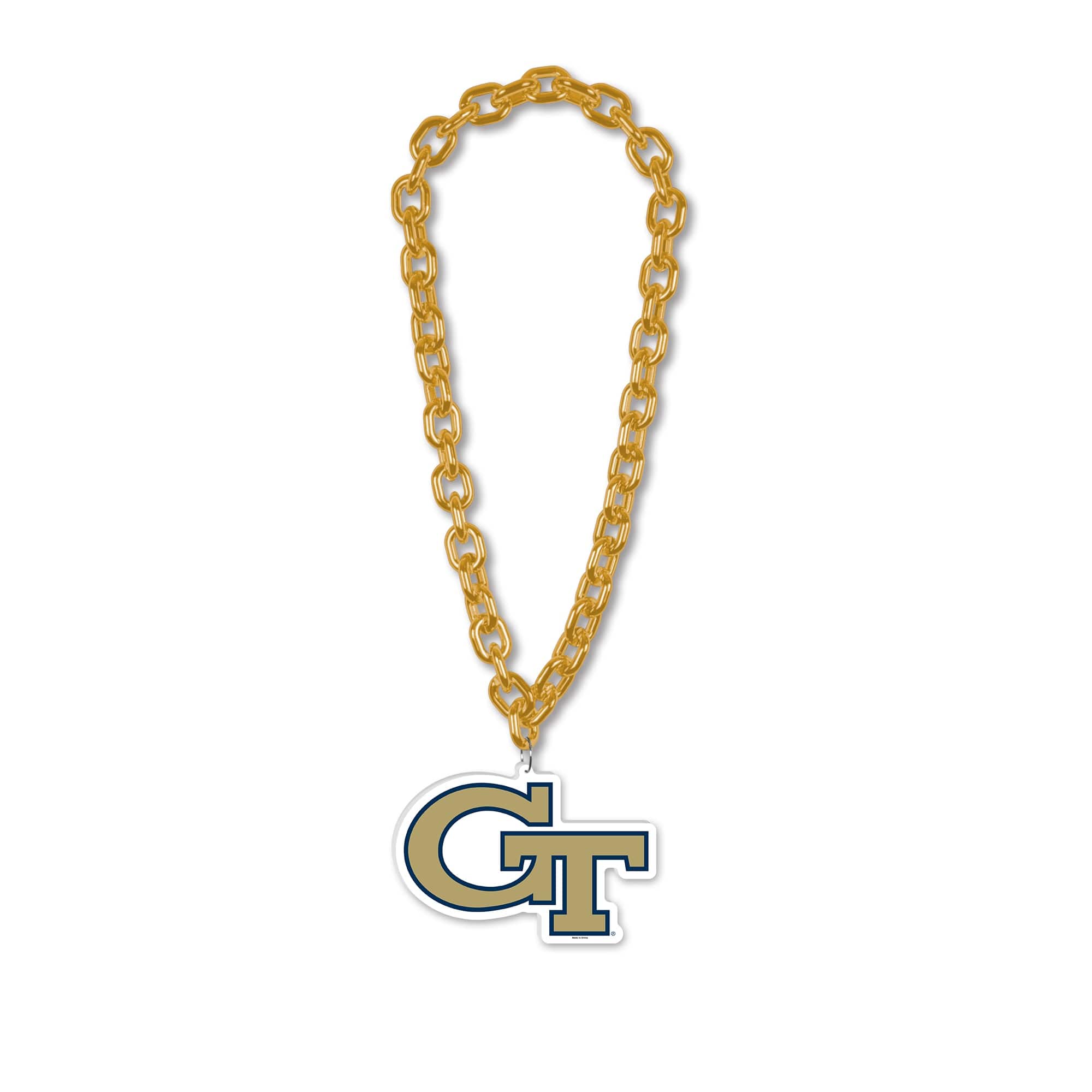 WinCraft - Georgia Tech Yellow Jackets Big Chain Necklace - Multicolor