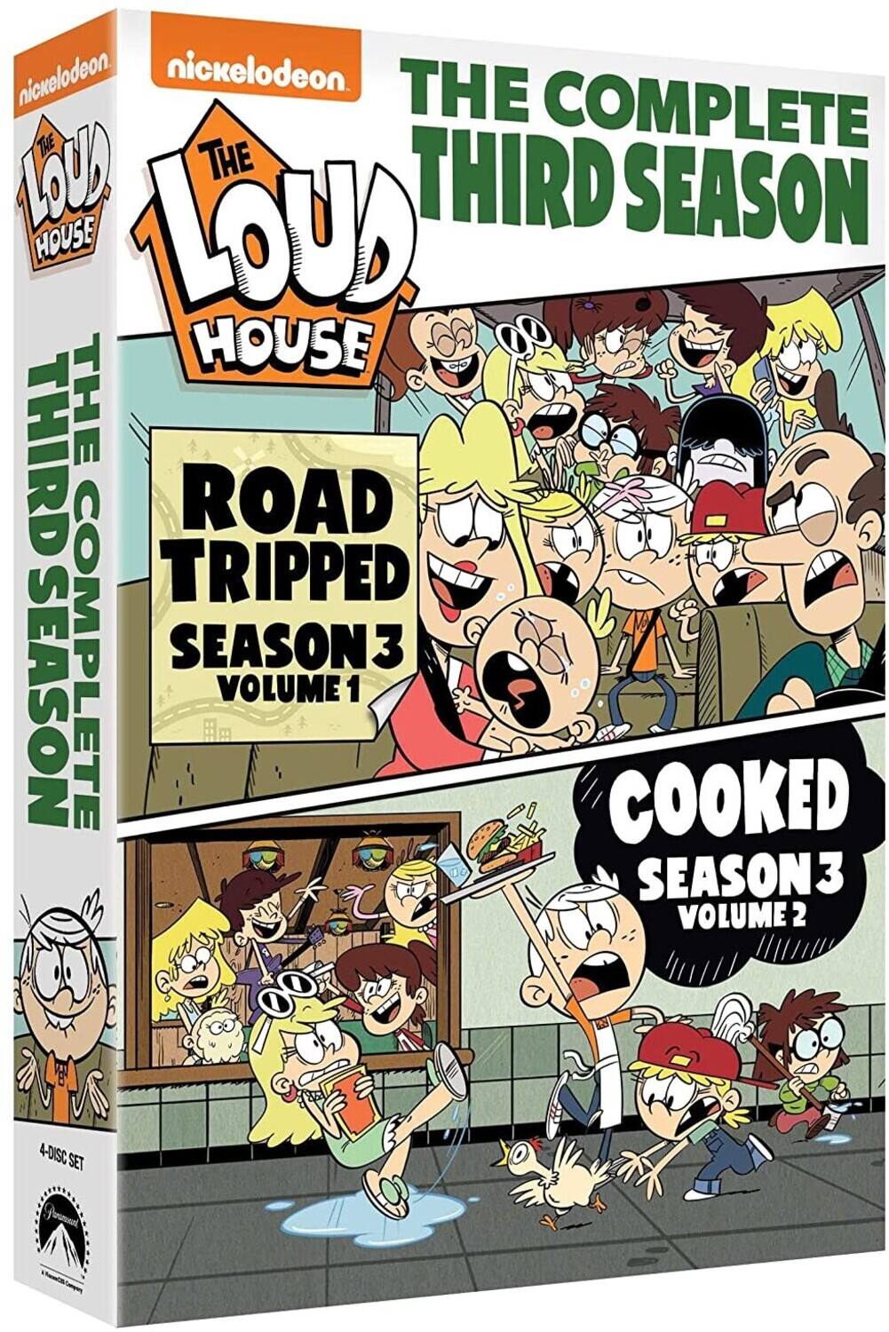 Front. The Loud House: The Complete Third Season   - DVD.