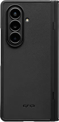 Front. dbrand - Grip Case with Magnets for Galaxy Z Fold8 Ultra - Black.