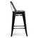Alt View 13. Simpli Home - Rayne Metal Bar Stool (Set of 4) - Black.