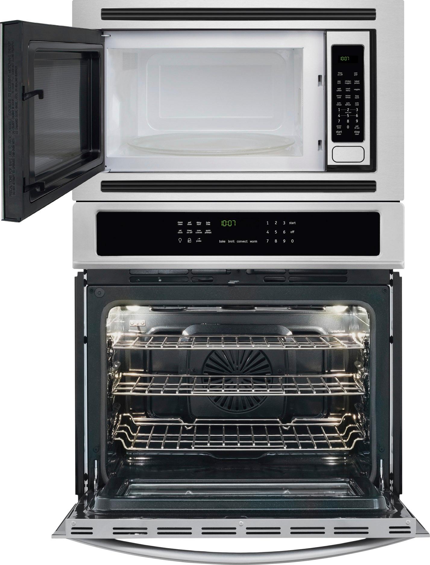 Frigidaire Gallery 27 Microwave Combination Wall Oven with Convection in  Black Stainless Steel