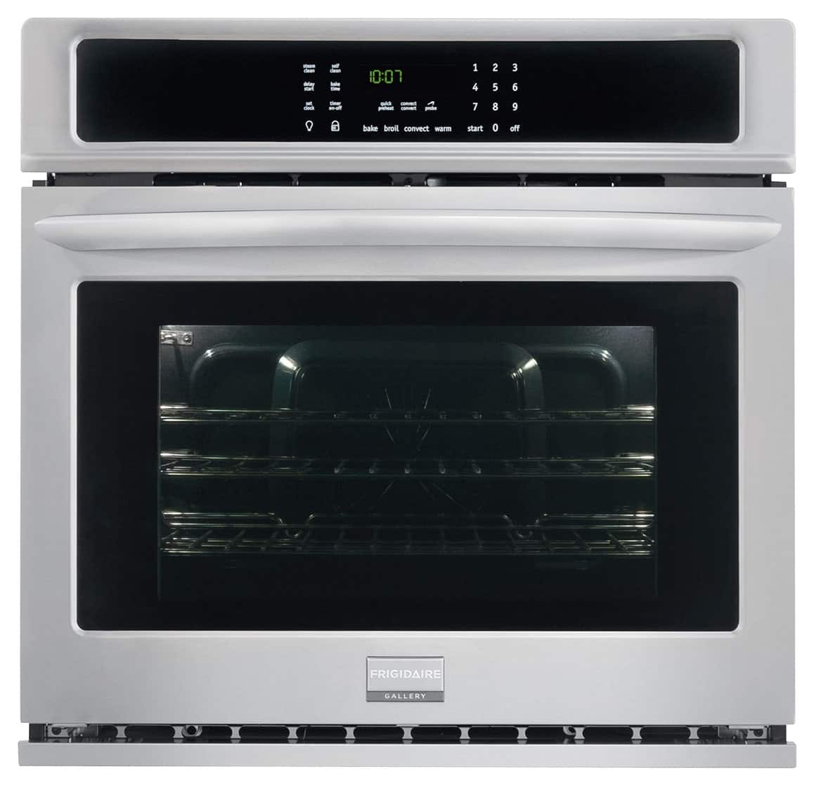 Frigidaire - Gallery 30" Built-In Single Electric Convection Wall Oven-Front_Standard