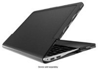 Front. Gumdrop Cases - SoftShell Chromebook Case - Black.