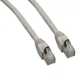 Sanoxy - Cables and Adapters; 25ft Cat5e 350 MHz Snagless Shielded Ethernet Network Patch Cable - Gray