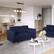 Alt View 14. CorLiving - Mulberry 2-Seat Fabric Upholstered Modern Loveseat - Navy Blue.
