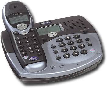 Angle Standard. AT&T - 2.4GHz Expandable Digital Cordless Phone with Dual Call-Waiting Caller ID - Gray.