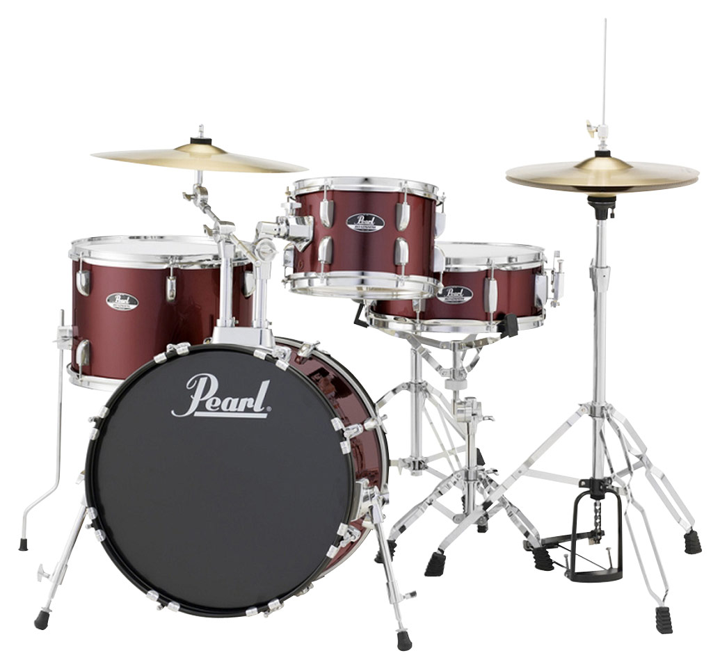 Best Buy: Pearl Drums Roadshow 4-Piece Drum Set Wine Red ...