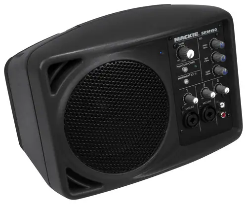 Front. Mackie - 150W PA System - Black.