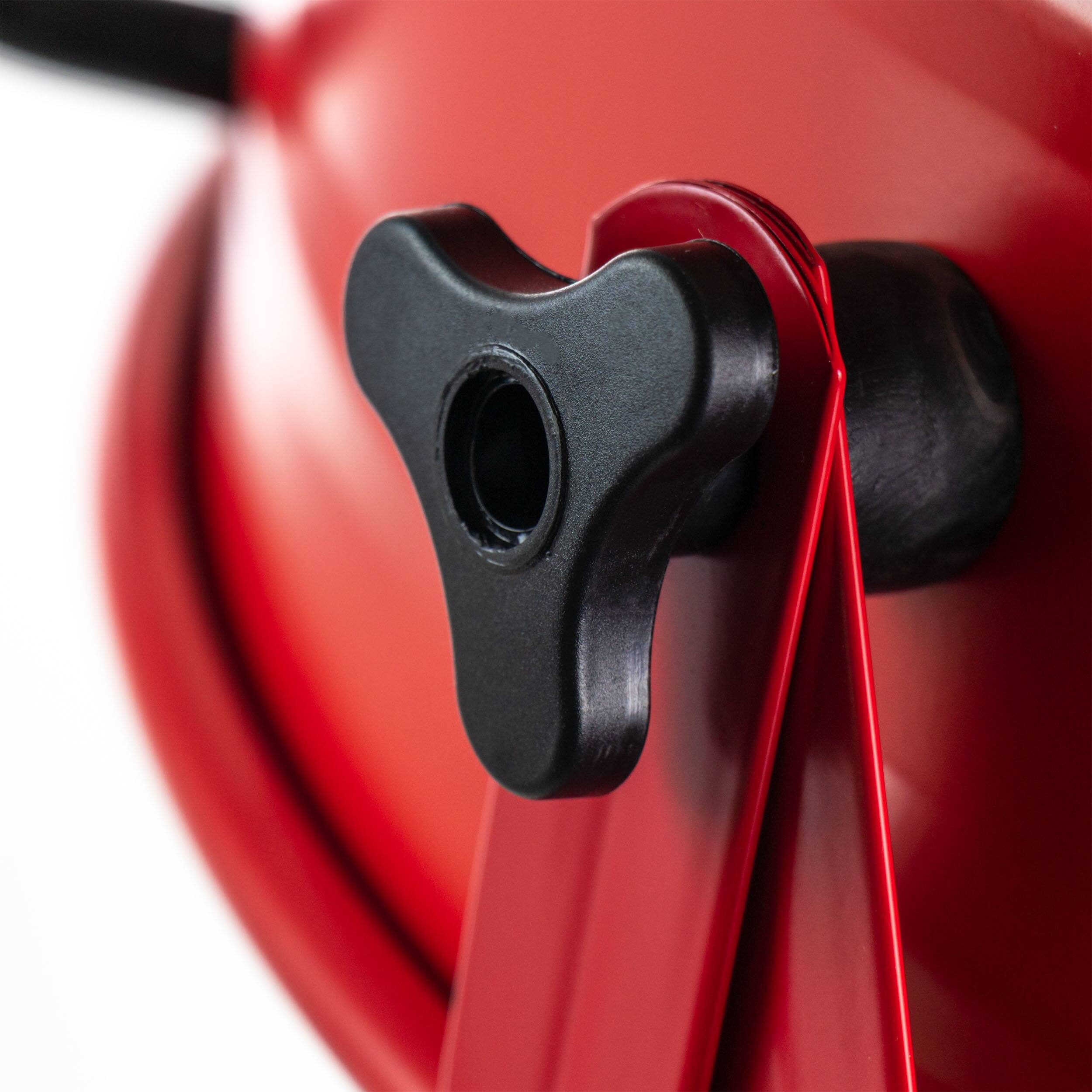 Alt View 8. VieAir - Vie Air 24 Inch Commercial Floor Drum Fan in Red - Red.