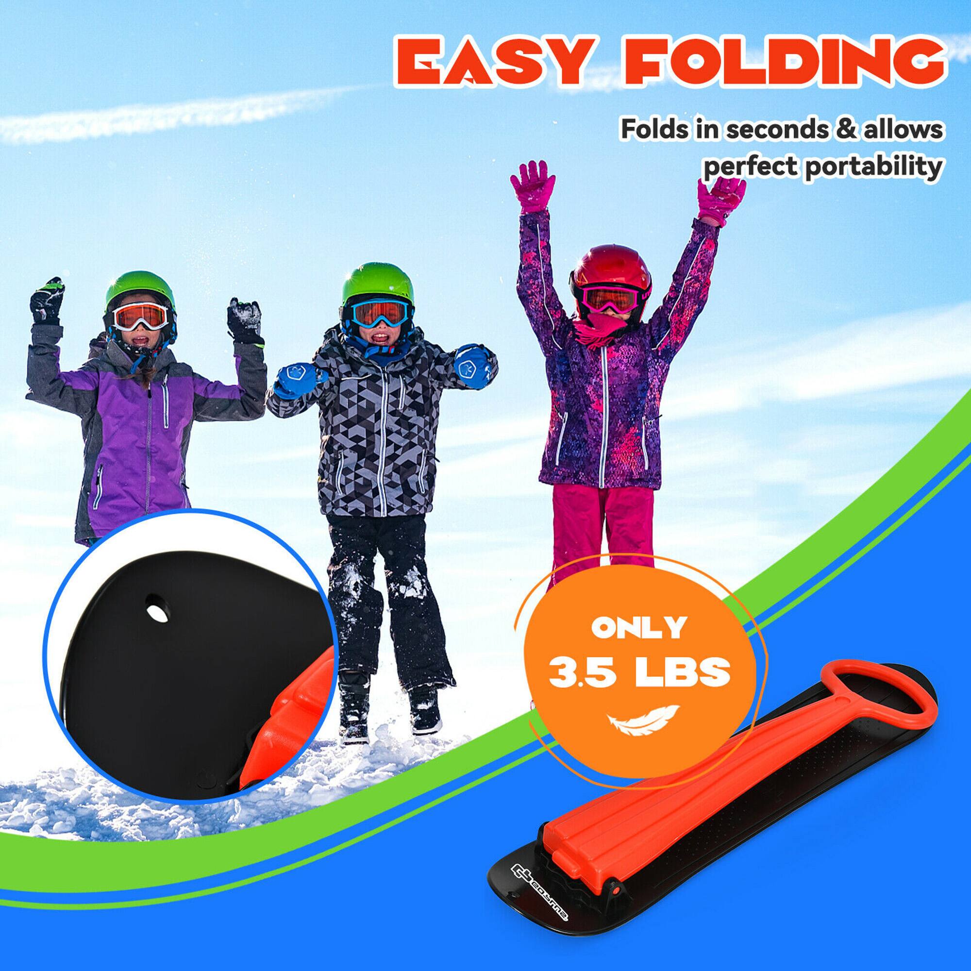 Easy Folding: Folds in seconds & allows perfect portability. ONLY 3.5 LBS.