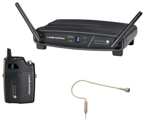 Front Zoom. Audio-Technica - System 10 8-Channel Wireless Headworn Microphone System.