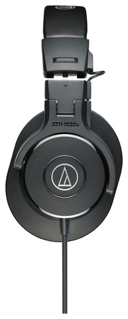 Front Zoom. Audio-Technica - ATH-M30x On-Ear Headphones - Black.