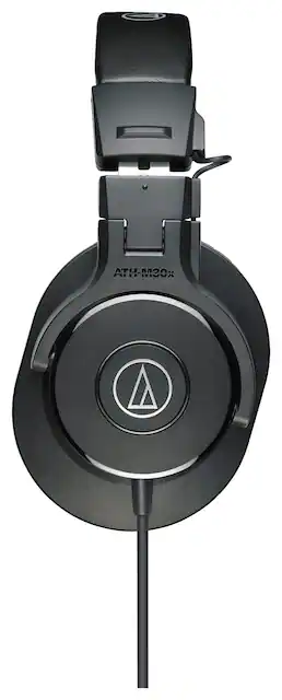 Audio Technica ATH M30x On Ear Headphones Black AUD ATHM30X Best Buy