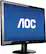 Angle. AOC - 27" Widescreen Flat-Panel LED HD Monitor - Black.