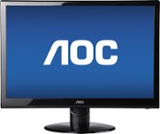 Front Zoom. AOC - 27" Widescreen Flat-Panel LED HD Monitor - Black.