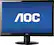 Front. AOC - 27" Widescreen Flat-Panel LED HD Monitor - Black.
