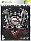 Front Detail. Mortal Kombat: Deadly Alliance Platinum Hits - Xbox.