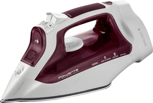 Rowenta - AccessSteam Steam Iron - Burgundy - Angle