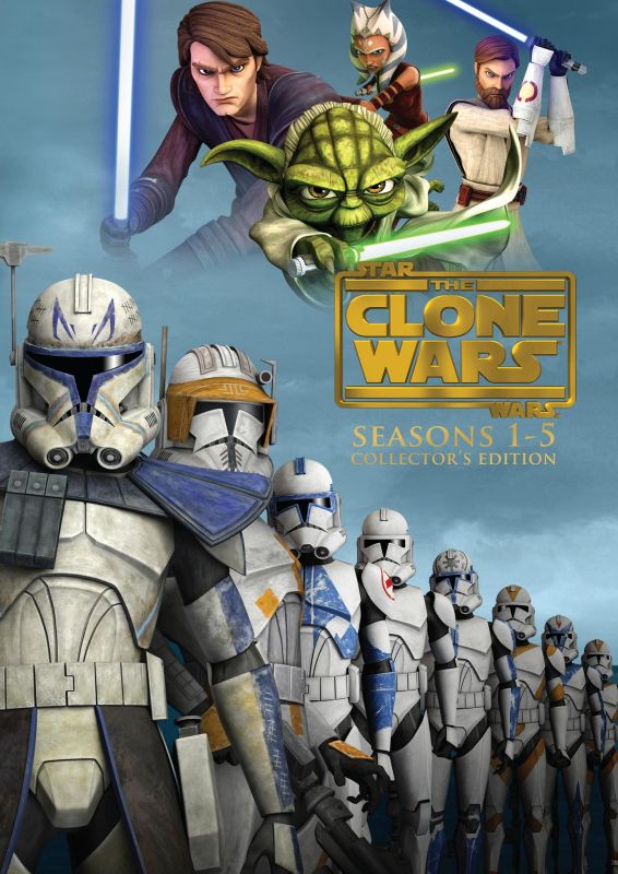  Star Wars: The Clone Wars - The Complete Seasons 1-5 [Collector's Edition] [19 Discs] [DVD]