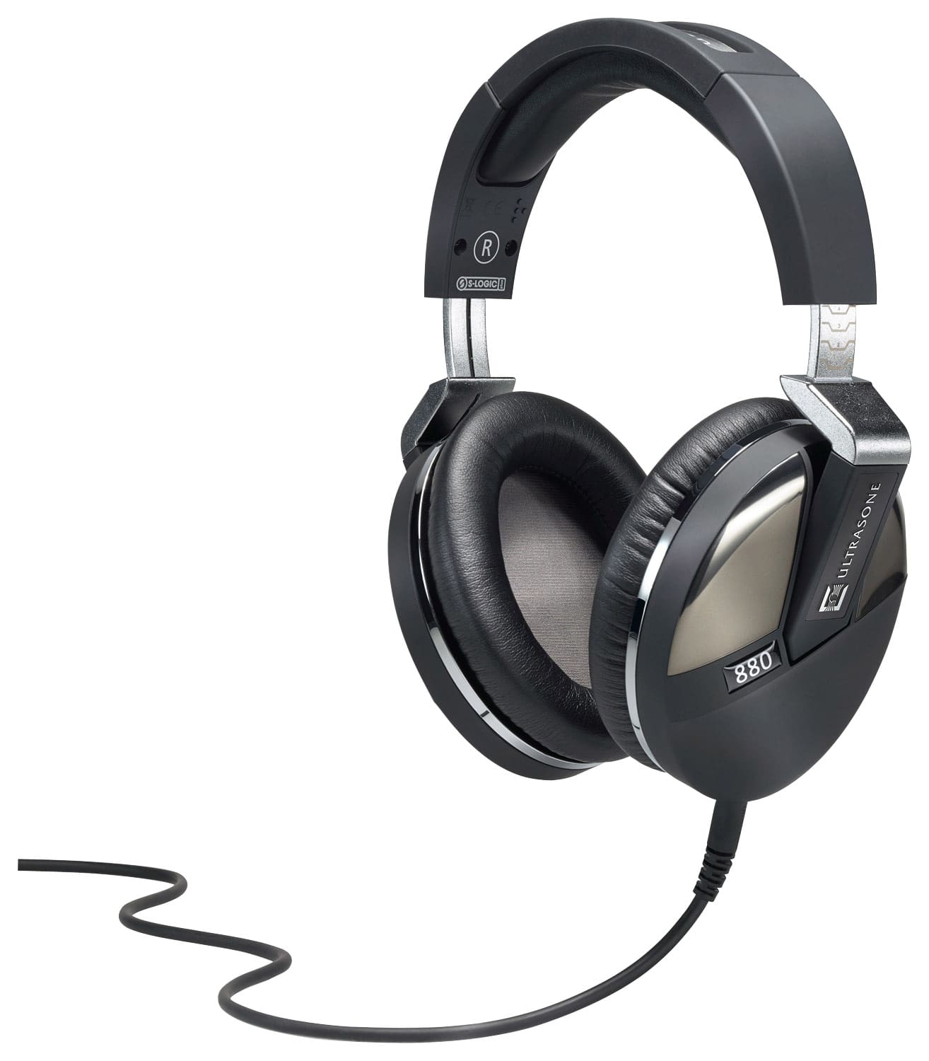 Front. Ultrasone - Performance Series 880 Over-the-Ear Headphones - Black/Gunmetal.
