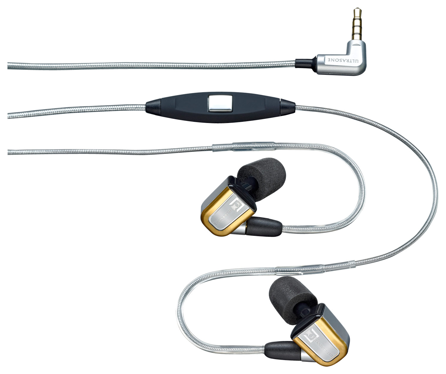Best Buy: Ultrasone IQ In-Ear Headphones Silver/Gold ULR IQ