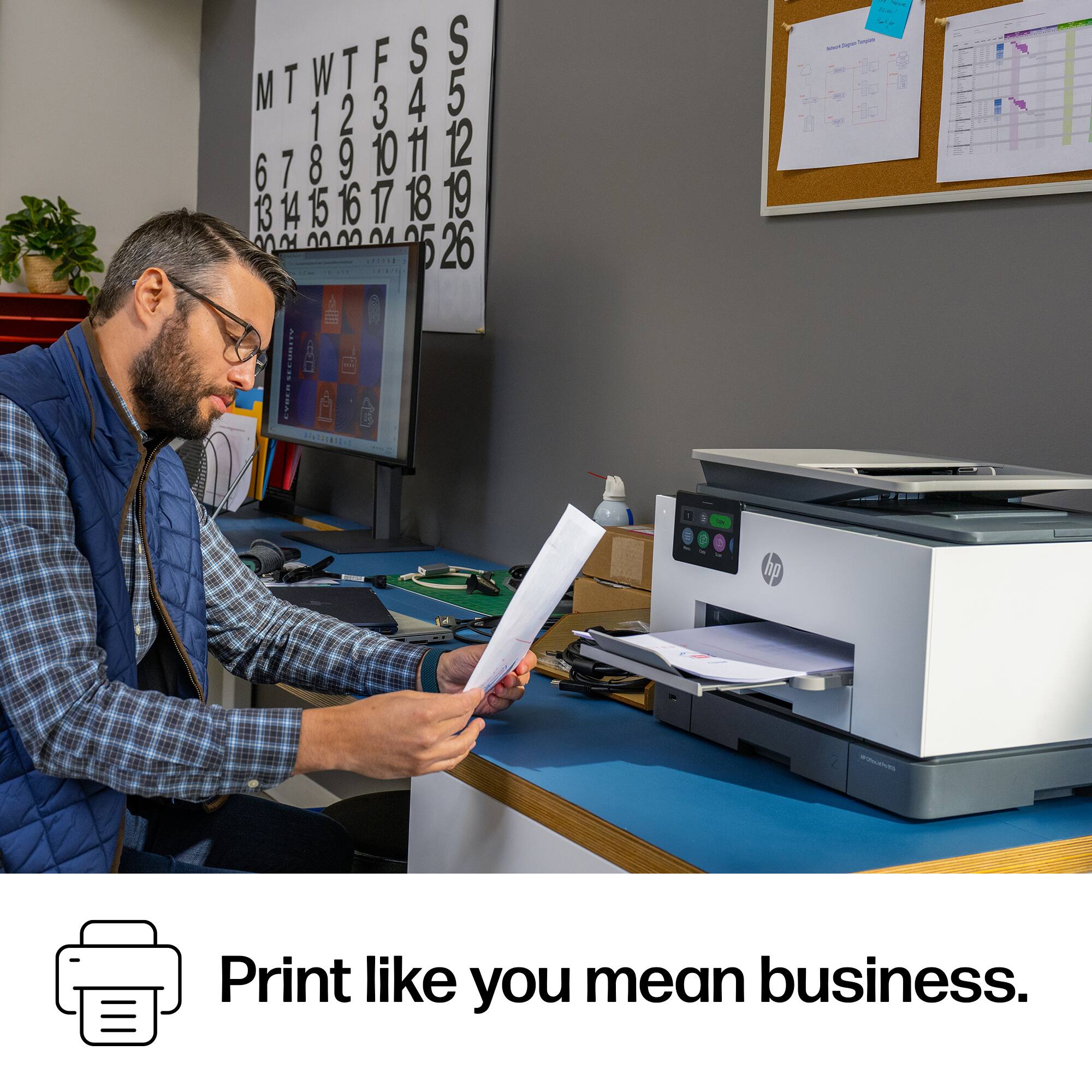 F S S MTWTESS M T 12345 W 2 T 3 4 5 1 67891112 8 9 10 11 12 6 7 13 14 15 16 1 18 19 0 M  26 ..... . ee  - . - - - PSS. 1iRRA SIR hp Print like you mean business.