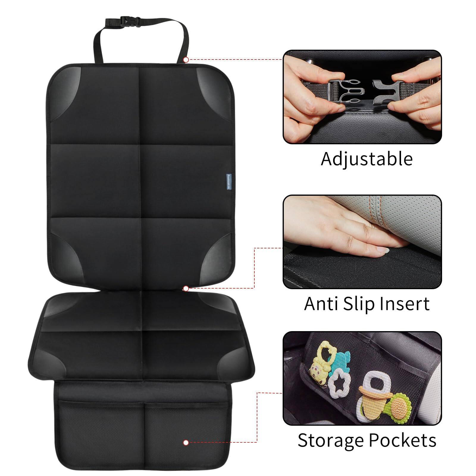 Adjustable  
Anti Slip Insert  
Storage Pockets