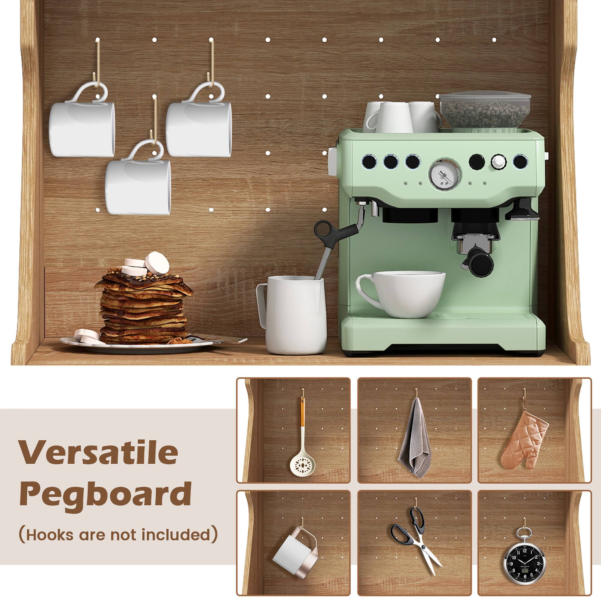 Versatile Pegboard (Hooks are not included)