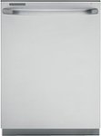 Front Standard. GE - 24" Tall Tub Built-In Dishwasher - Stainless-Steel.