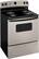 Angle Standard. GE - 30" Freestanding Electric Range - Silver.