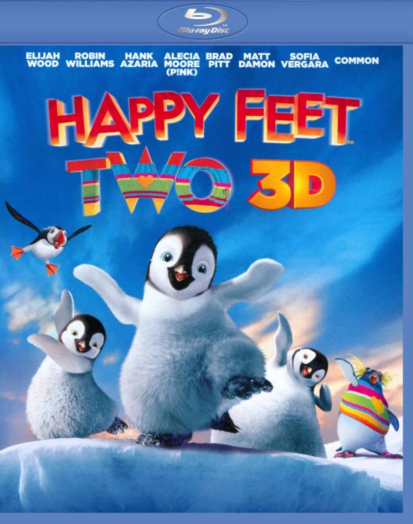  Happy Feet Two 3D [3 Discs] [Includes Digital Copy] [3D] [Blu-ray/DVD] [Blu-ray/Blu-ray 3D/DVD] [2011]