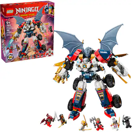LEGO NINJAGO RISING DRAGONS 9+ 71834 Zane and Nya Cinder Mech 1187 pcs/pzs pzs - I 4:1 W n A 110 OT T10 E