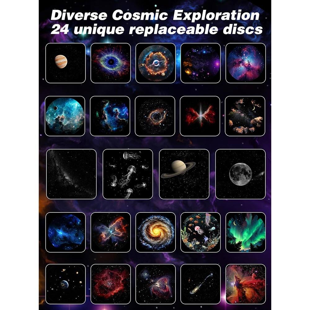 Diverse Cosmic Exploration  
24 unique replaceable discs