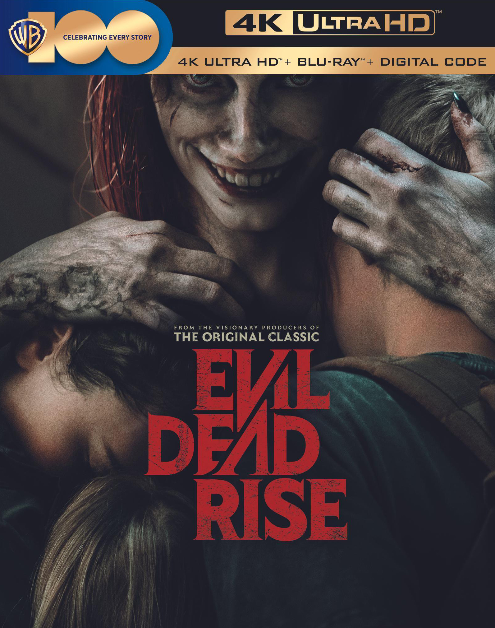 Evil Dead Rise (2023) (4K UHD + Blu-ray + Digital Code) (Uncut, Region  Free 4K UHD / Blu-ray, Premium Slipcase Packaging