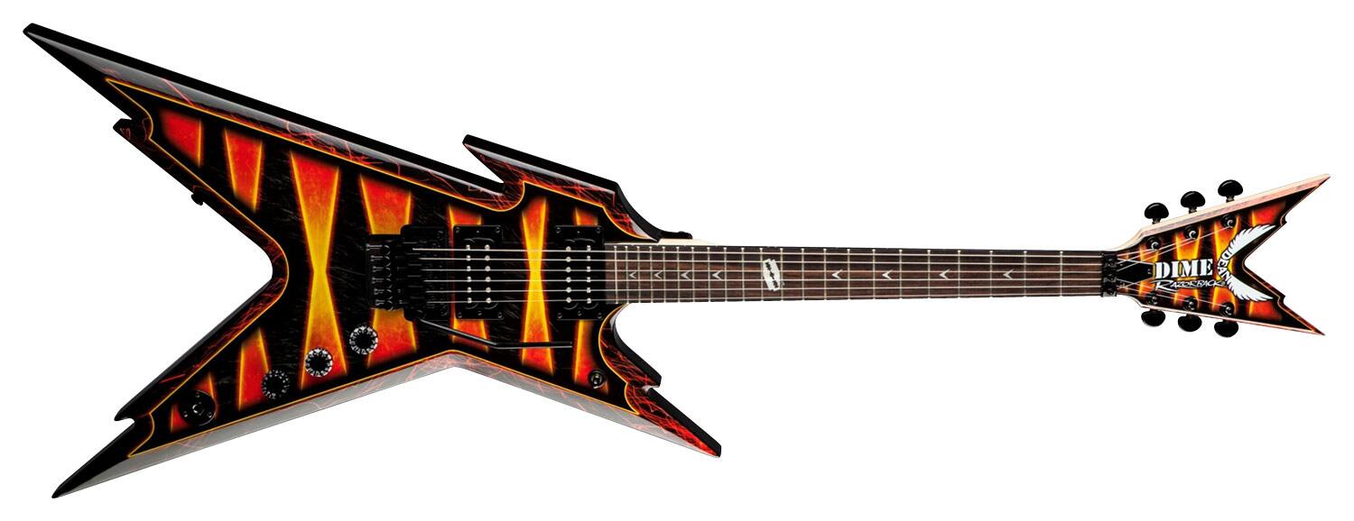 Dean DB Bumblebee Firefly 6 String Full Size Razorback Electric Guitar ...